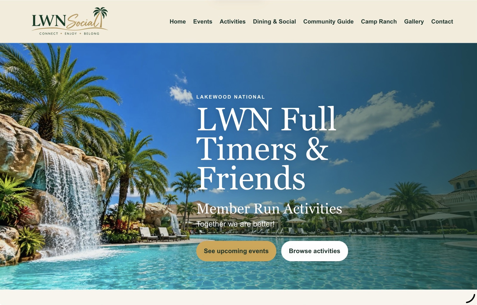 LWN Social website homepage